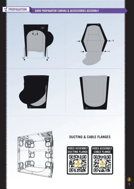 SECRET JARDIN DP60 R4.00 DARK PROPAGATOR 60 X 40 X 60 CM