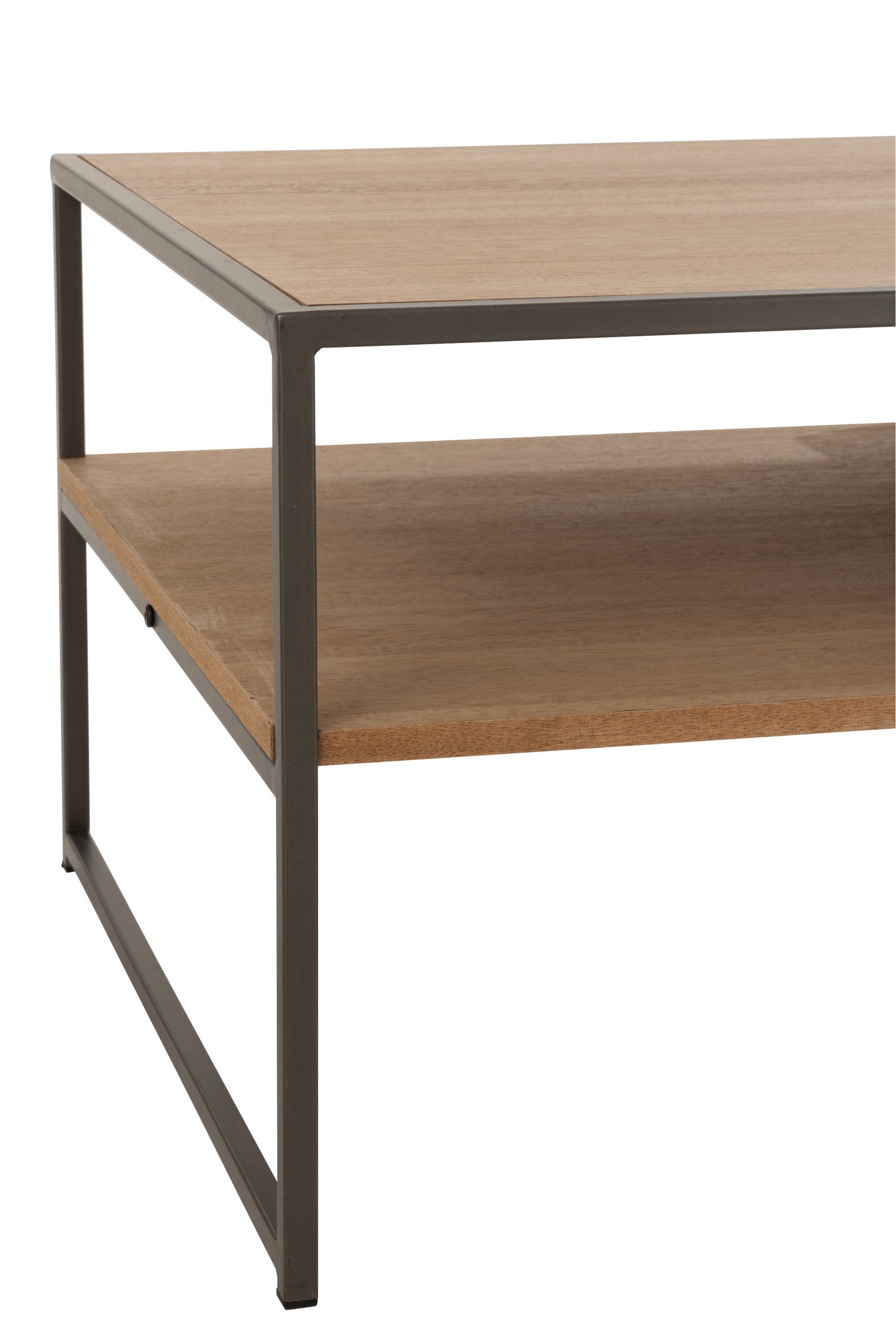 J-LINE TV-MEUBEL 1 LADE HOUT/METAAL NATUREL - Tuincentrum Lopik
