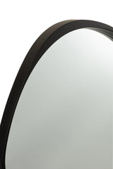 J-LINE SPIEGEL GILES MDF/GLAS ZWART KLEIN - Tuincentrum Lopik