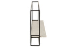 J-LINE WANDREK 1 PLANK IJZER/MARMER ZWART/WIT GROOT - Tuincentrum Lopik