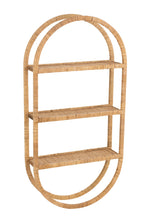 J-LINE WANDREK OVAAL 3 PLANKEN BUIGZAAM ROTAN NATUREL - Tuincentrum Lopik