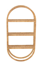 J-LINE WANDREK OVAAL 3 PLANKEN BUIGZAAM ROTAN NATUREL - Tuincentrum Lopik