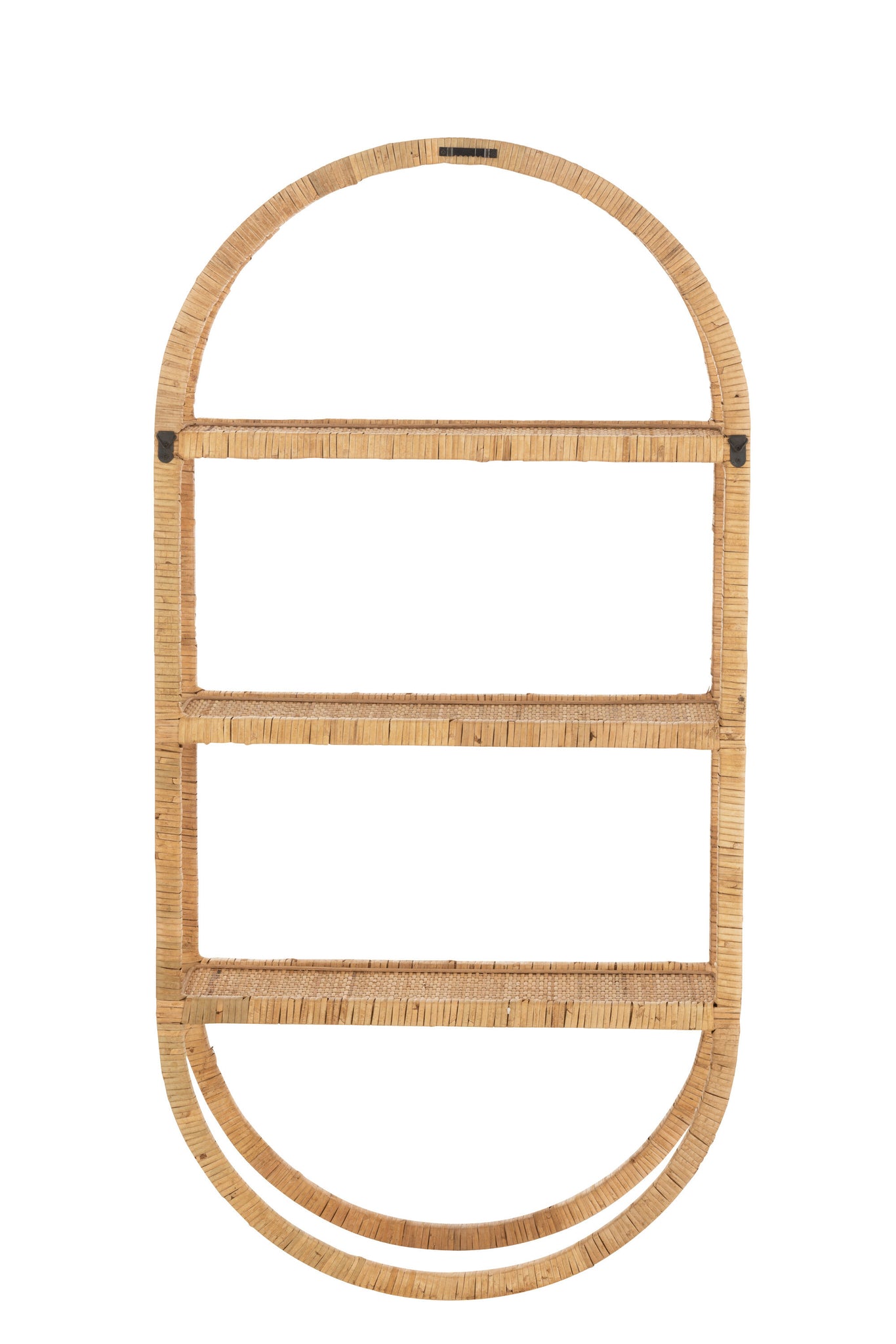 J-LINE WANDREK OVAAL 3 PLANKEN BUIGZAAM ROTAN NATUREL - Tuincentrum Lopik