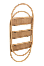 J-LINE WANDREK OVAAL 3 PLANKEN BUIGZAAM ROTAN NATUREL - Tuincentrum Lopik