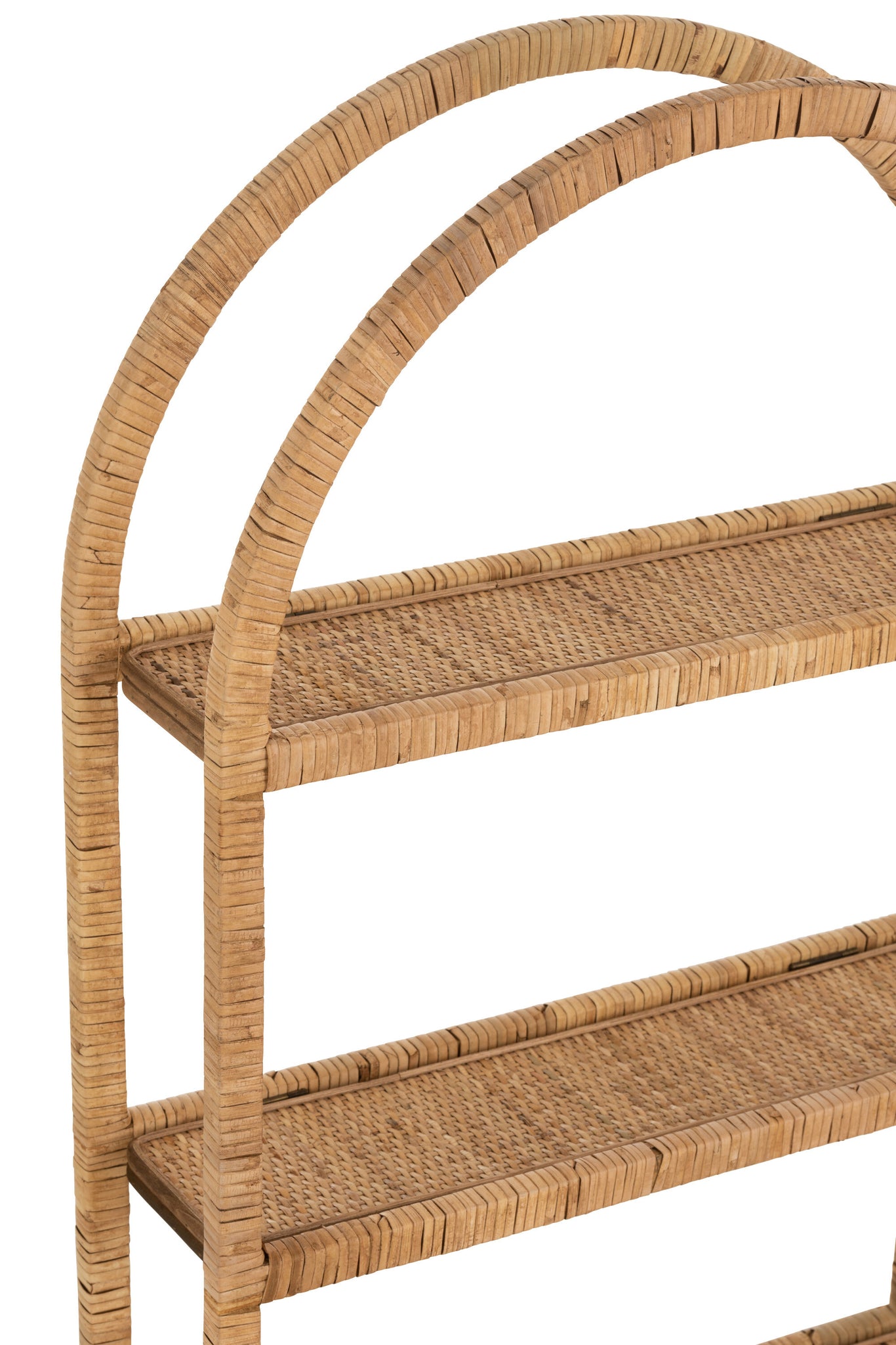 J-LINE WANDREK OVAAL 3 PLANKEN BUIGZAAM ROTAN NATUREL - Tuincentrum Lopik