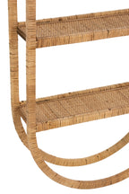 J-LINE WANDREK OVAAL 3 PLANKEN BUIGZAAM ROTAN NATUREL - Tuincentrum Lopik