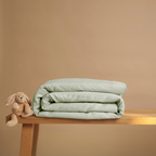 COCO & CICI KIDS - TENCEL SATEEN DEKBEDOVERTREK GRIJS GROEN