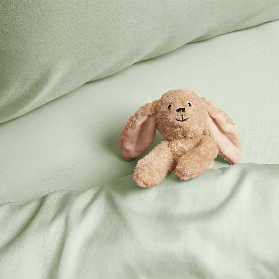 COCO & CICI KIDS - TENCEL SATEEN DEKBEDOVERTREK GRIJS GROEN