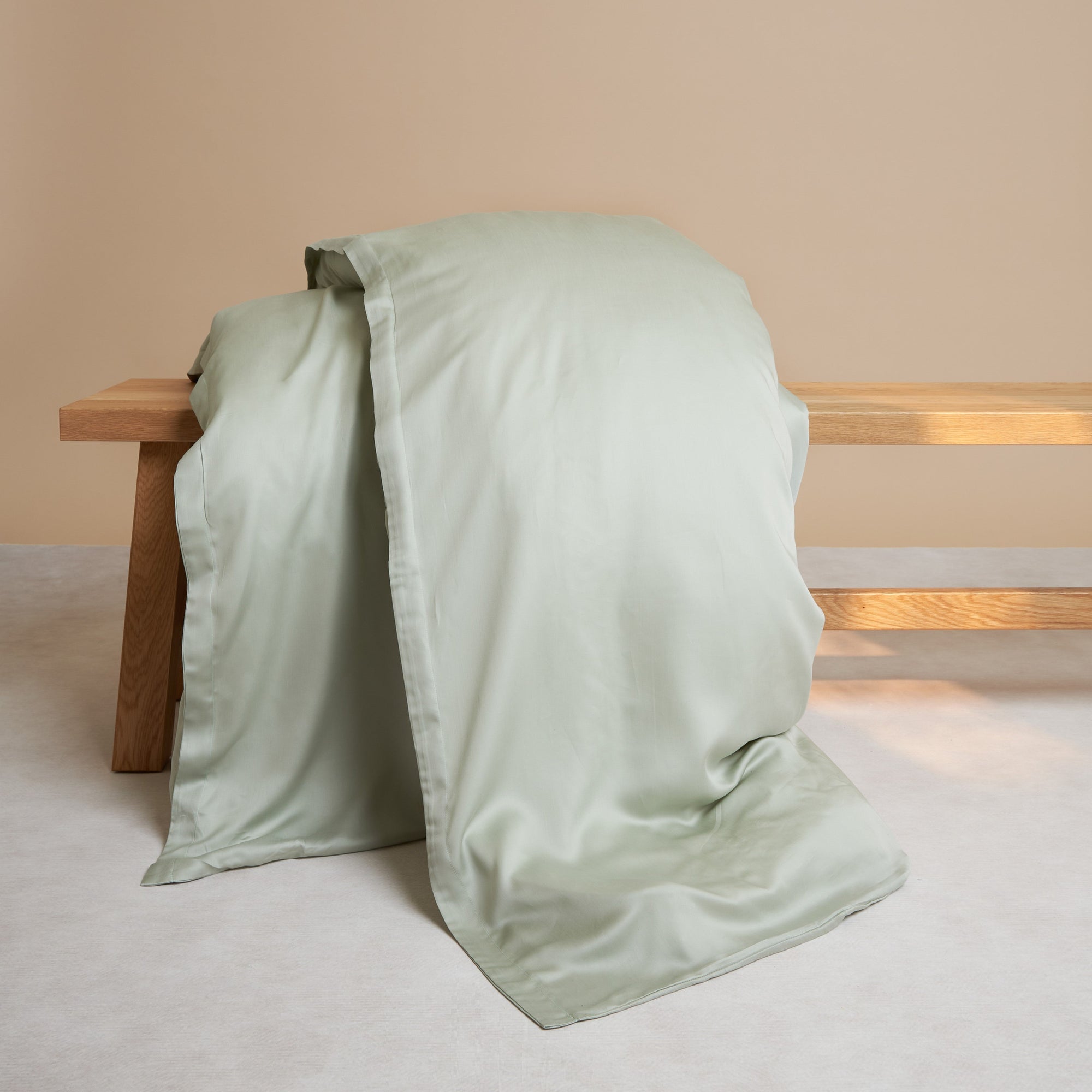 COCO & CICI KIDS - TENCEL SATEEN DEKBEDOVERTREK GRIJS GROEN
