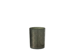 J-LINE WINDLICHT ARC GLAS GROEN MEDIUM - Tuincentrum Lopik