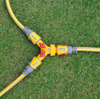 DUBBELE KRAANAANSLUITING 3/4" EN 1/2"