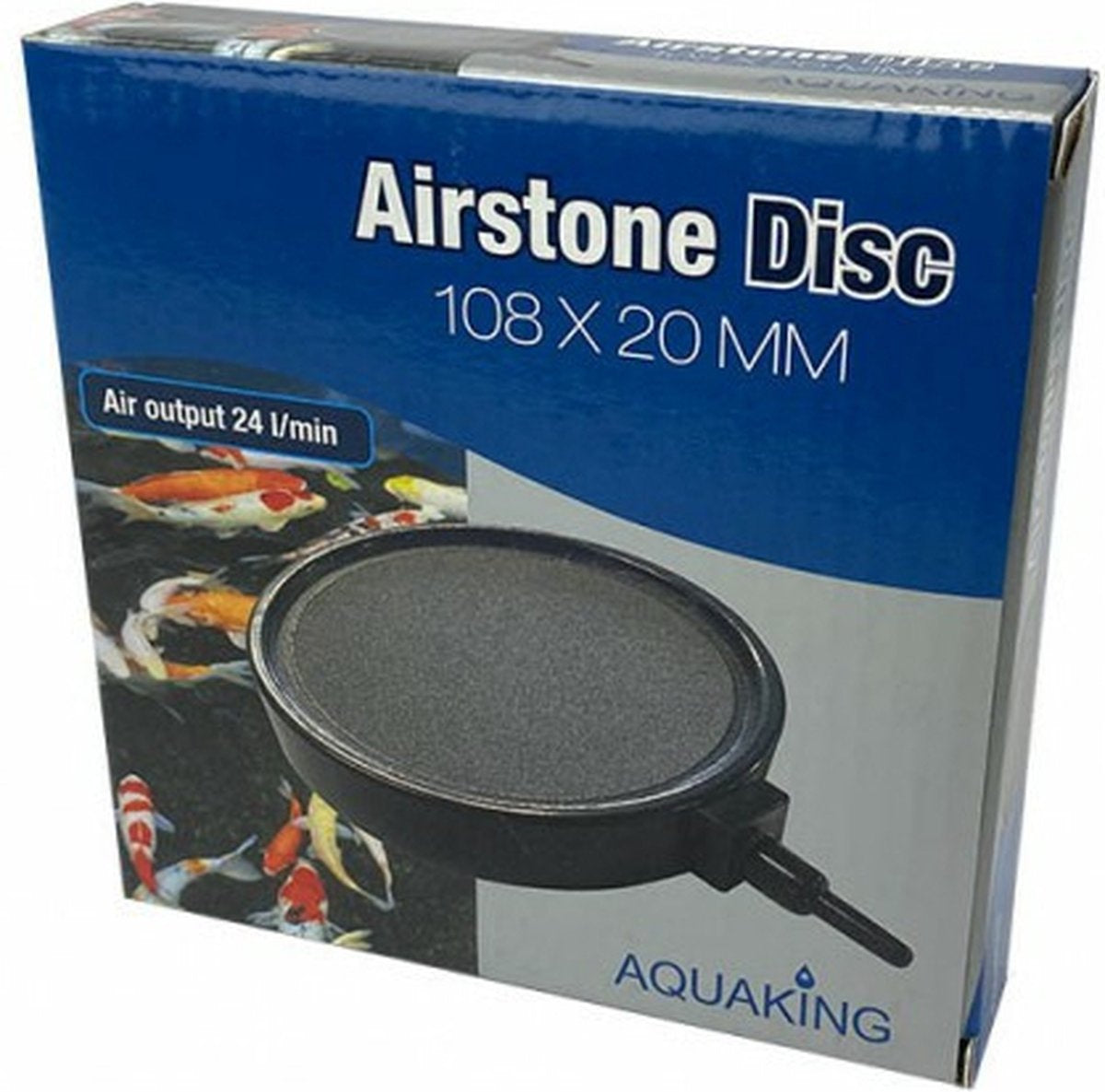 LUCHTSTEEN PLAT ROND MET RAND 108 MM