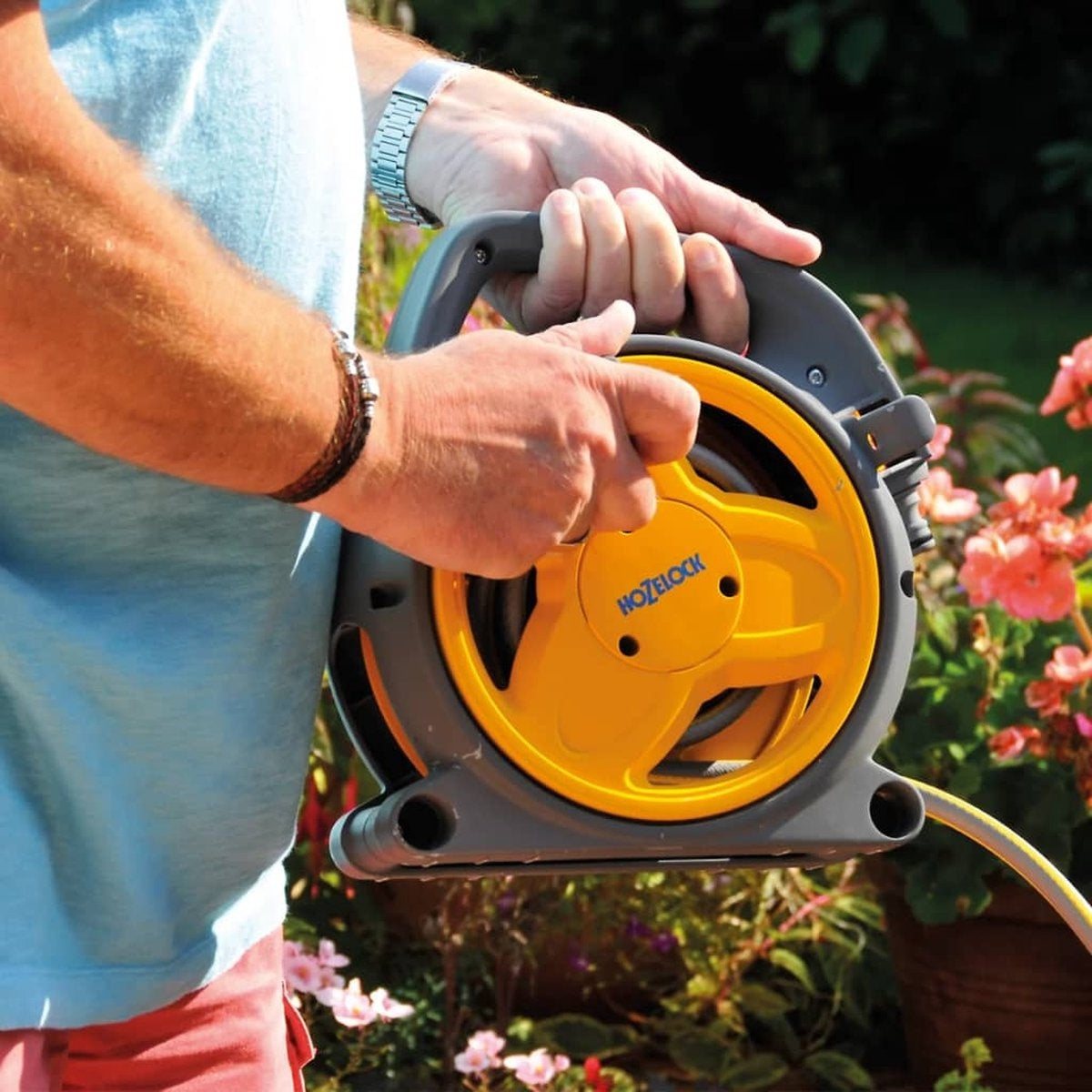 PICO REEL SLANGBOX INCL. 10 METER SLANG + BROES 5 STANDEN