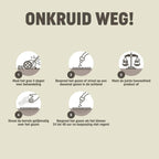 ONKRUID WEG! 800 GRAM 40M²