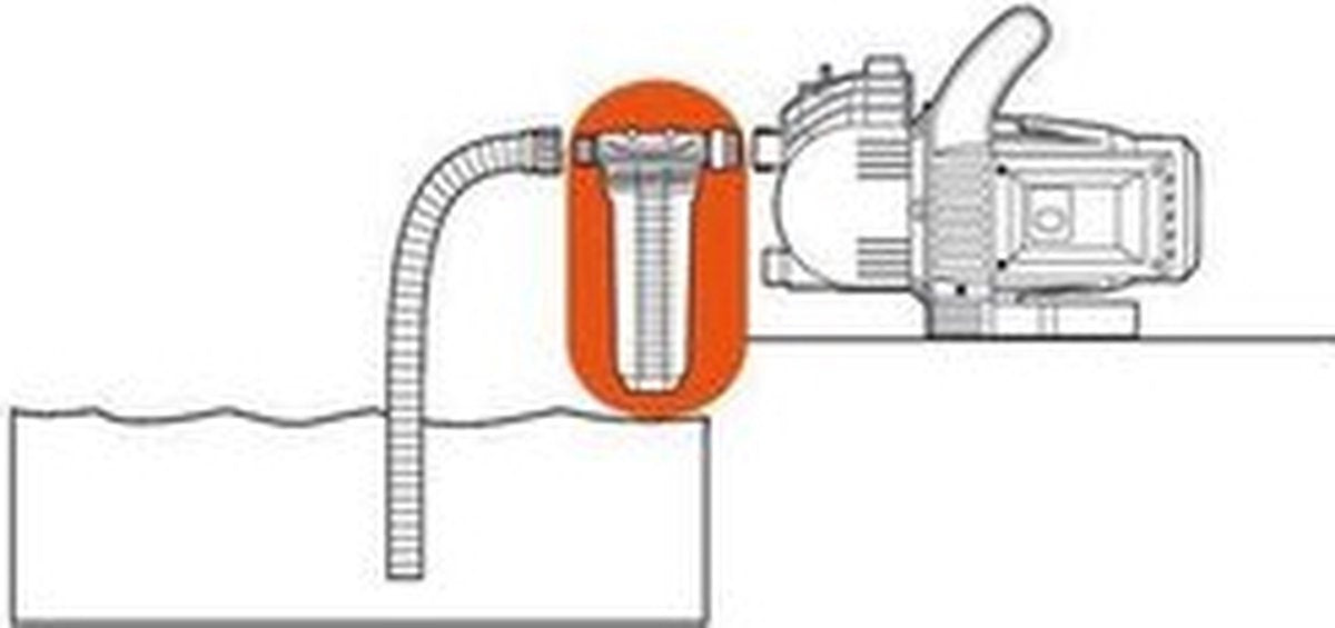 VOORZETFILTER VOOR POMPEN 5000 L/U