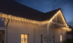  LED Ijspegel Kerstverlichting 6 meter - Warm wit - 240 LEDs