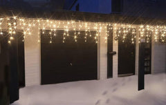  LED Ijspegel Kerstverlichting 12 meter - Warm wit - 480 LEDs 