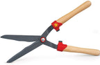 HS-WW HEGGENSCHAAR GEGOLFD BLAD 20 CM MET HOUTEN HANDGREPEN