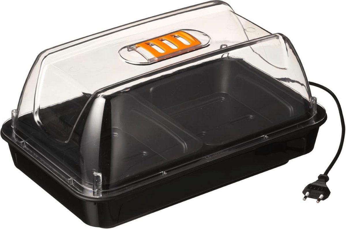 Kweekkas verwarmd H19x38x24 cm