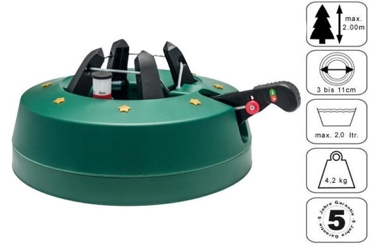 Kerstboomstandaard Start 1 groen D 32 H 11 cm