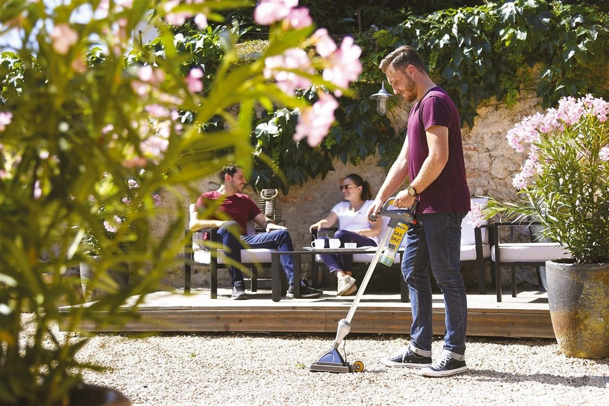 GREEN POWER TURBO ONKRUIDBRANDER OP GAS + CARTRIDGE