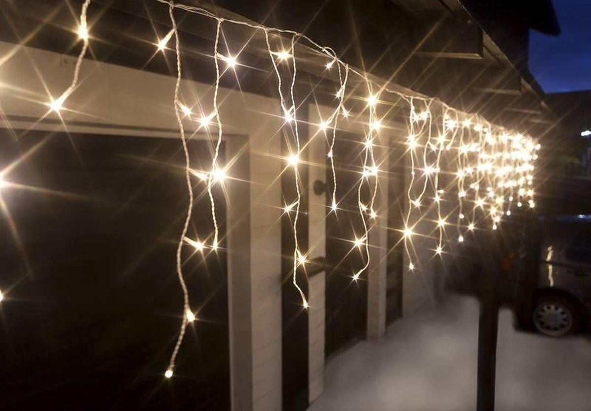  LED Ijspegel Kerstverlichting 12 meter - Warm wit - 480 LEDs 