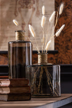 J-LINE VASE SAFARI GLASS LIGHT BROWN LARGE