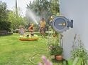  AUTO REEL WANDSLANGBOX + 30 M SLANG, KOPPELINGEN EN TUINSPUIT (25 M + 5 M GRATIS)