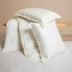 COCO & CICI TENCEL SATEEN DEKBEDOVERTREK OFF WHITE + 2 KUSSENSLOPEN 60X70