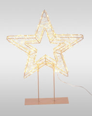 Kerstster Op Standaard - 37 Cm