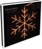 Sneeuwvlok - Kerstverlichting - 37 Cm -Timer - Dimmer