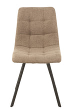 J-LINE STOEL BABETTE TEXTIEL/METAAL BEIGE