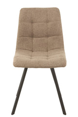 J-LINE STOEL BABETTE TEXTIEL/METAAL BEIGE