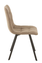 J-LINE STOEL BABETTE TEXTIEL/METAAL BEIGE