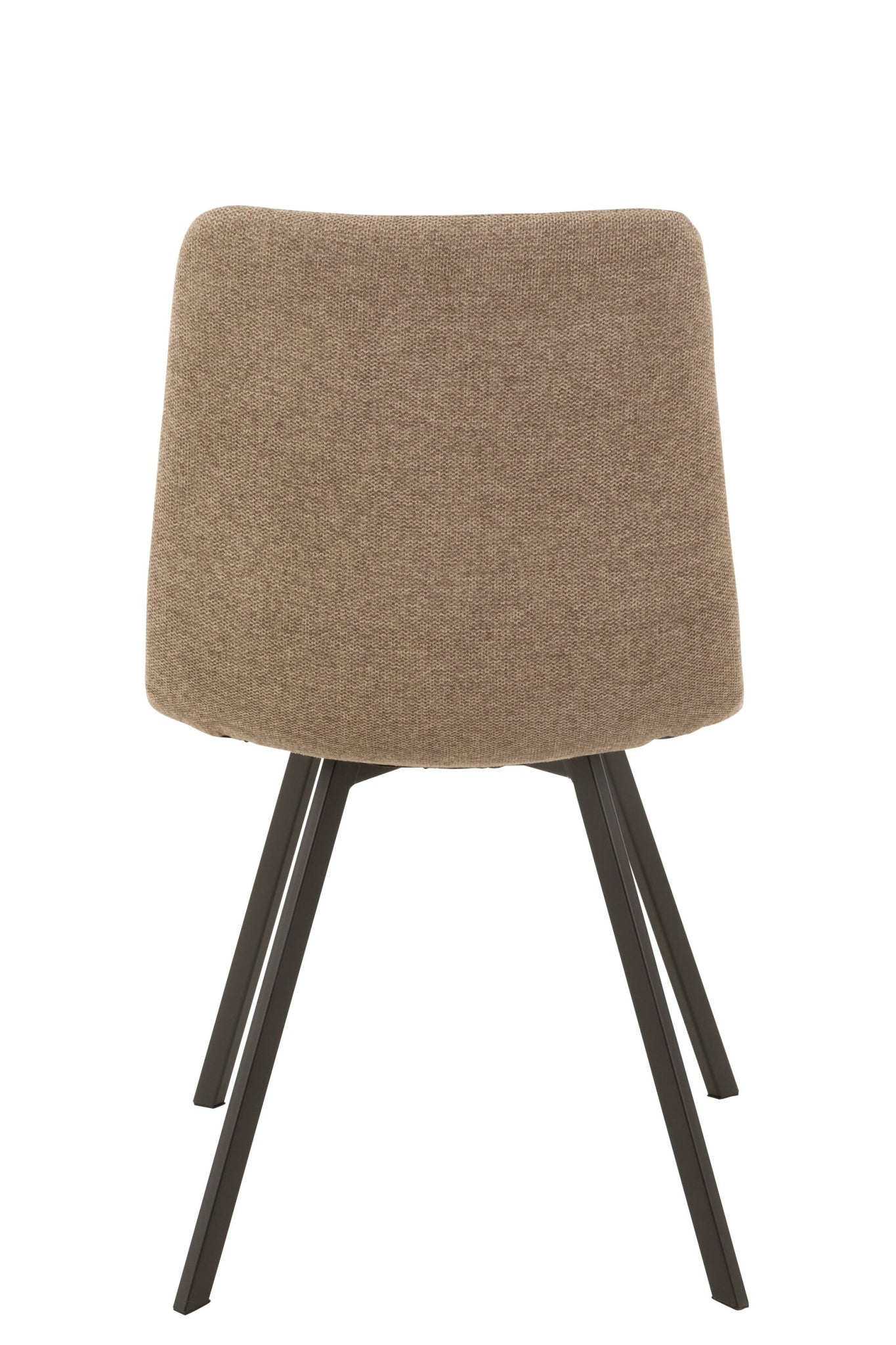 J-LINE STOEL BABETTE TEXTIEL/METAAL BEIGE