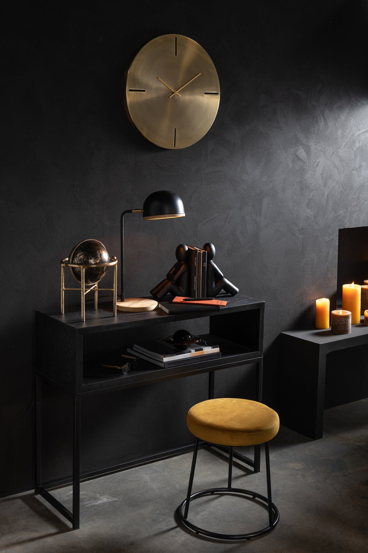 Set 2 Bookend P'tit Maurice Poly Black - Tuincentrum Lopik
