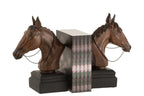 Set 2 Bookend Horse Poly Brown - Tuincentrum Lopik