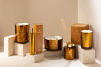 Scented Candle Excellent Golden Honey Ochre Medium-80U - Tuincentrum Lopik