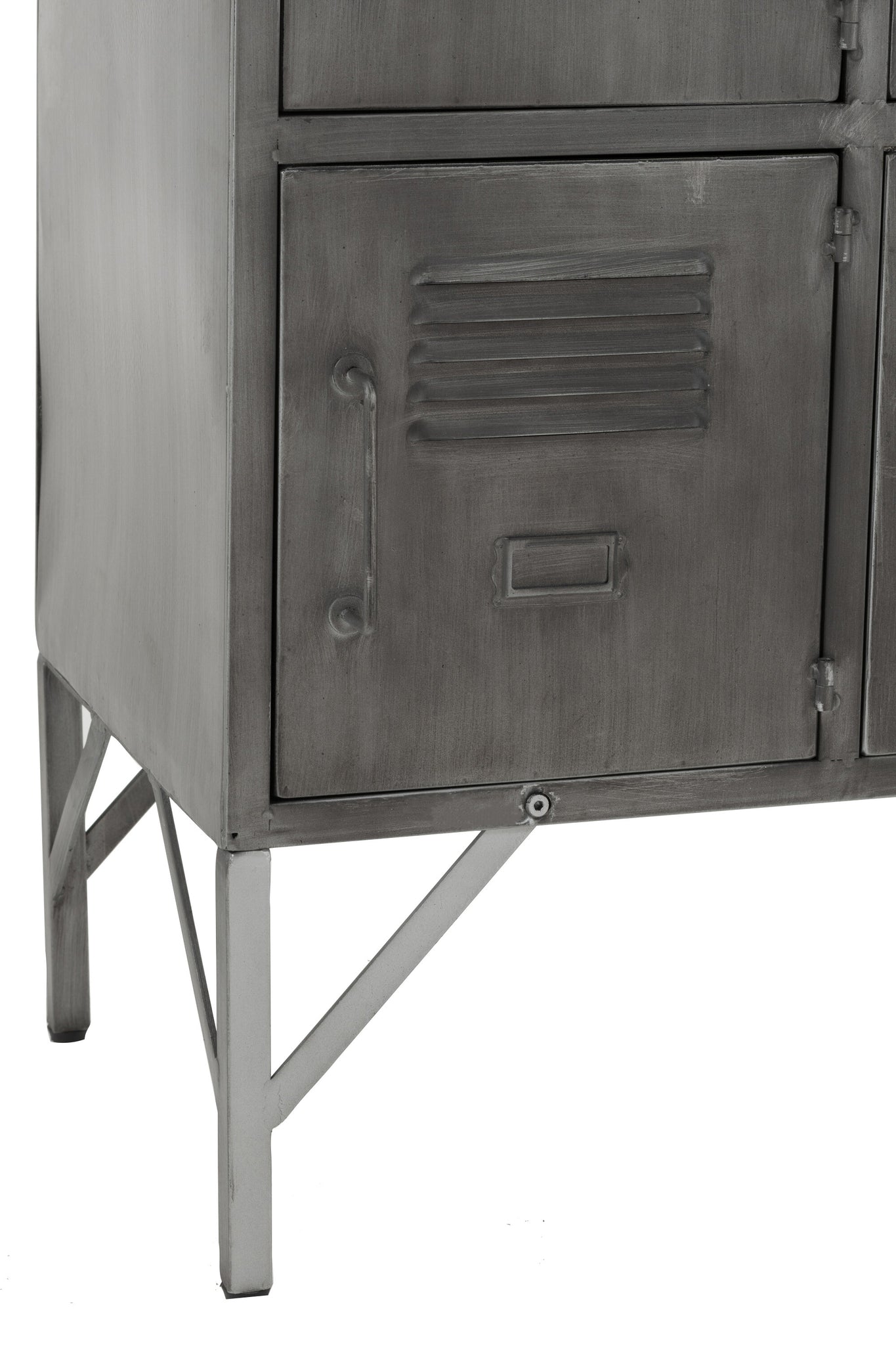Cupboard 9Doors Metal Silver - Tuincentrum Lopik