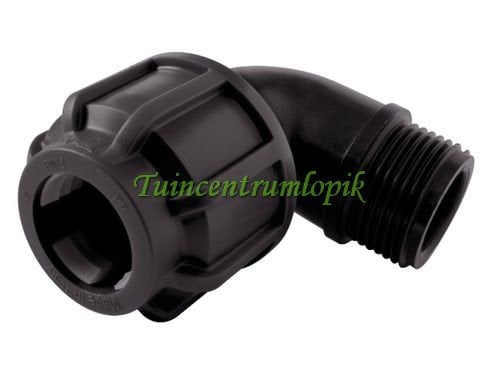 519 PE KNIE BUITENDRAAD 25 MM X 1"