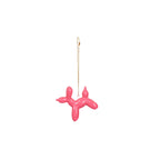 HOUSEVITAMIN DECORATIEVE HANGER BALLONHOND KERAMIEK ROZE 6,5 CM