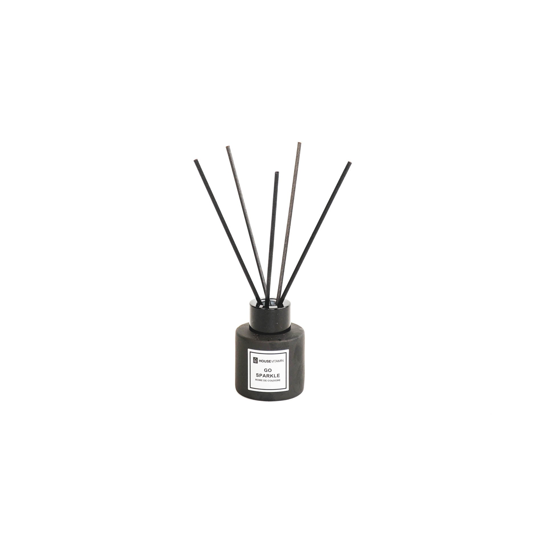 HOUSEVITAMIN REED DIFFUSER GLAS/VEZEL 50ML GO SPARKLE