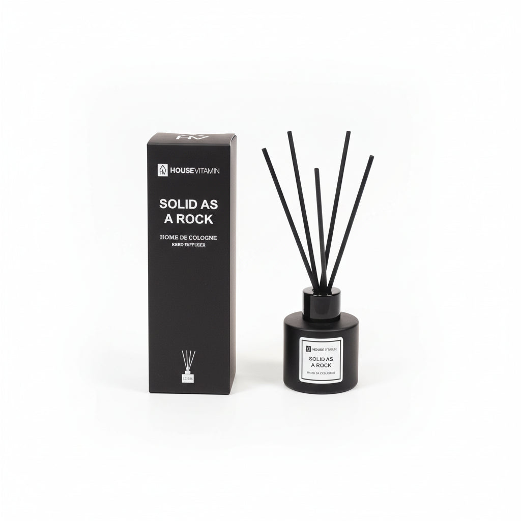 HOUSEVITAMIN REED DIFFUSER SOLID AS A ROCK GLAS 30ML