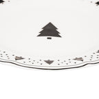 HOUSEVITAMIN BORD XMAS TREE NEW BONE CHINA 19,5 × 19,5 CM