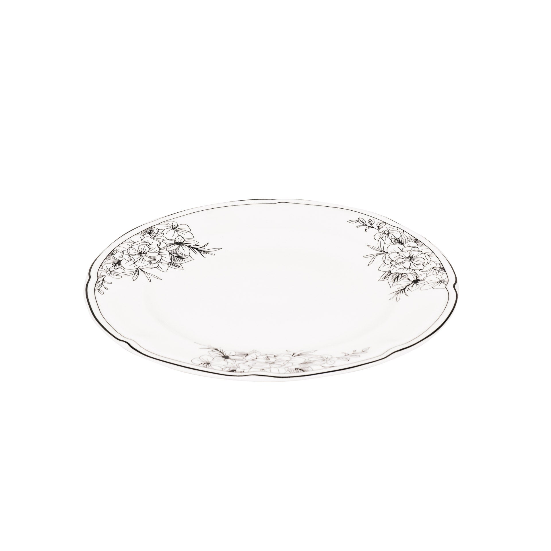 HOUSEVITAMIN BORD LES FLEURS NEW BONE CHINA 19,5 CM