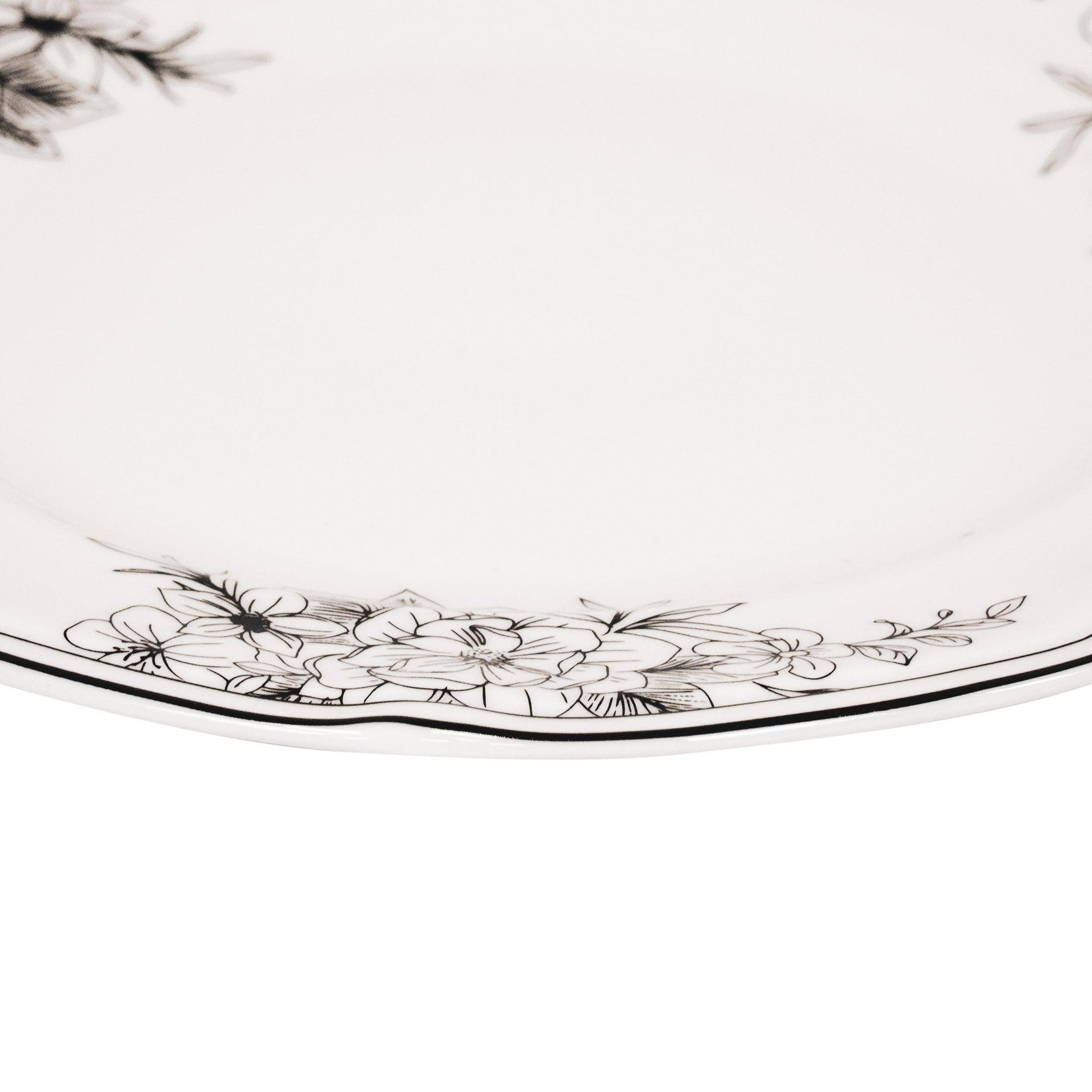 HOUSEVITAMIN BORD LES FLEURS NEW BONE CHINA 19,5 CM