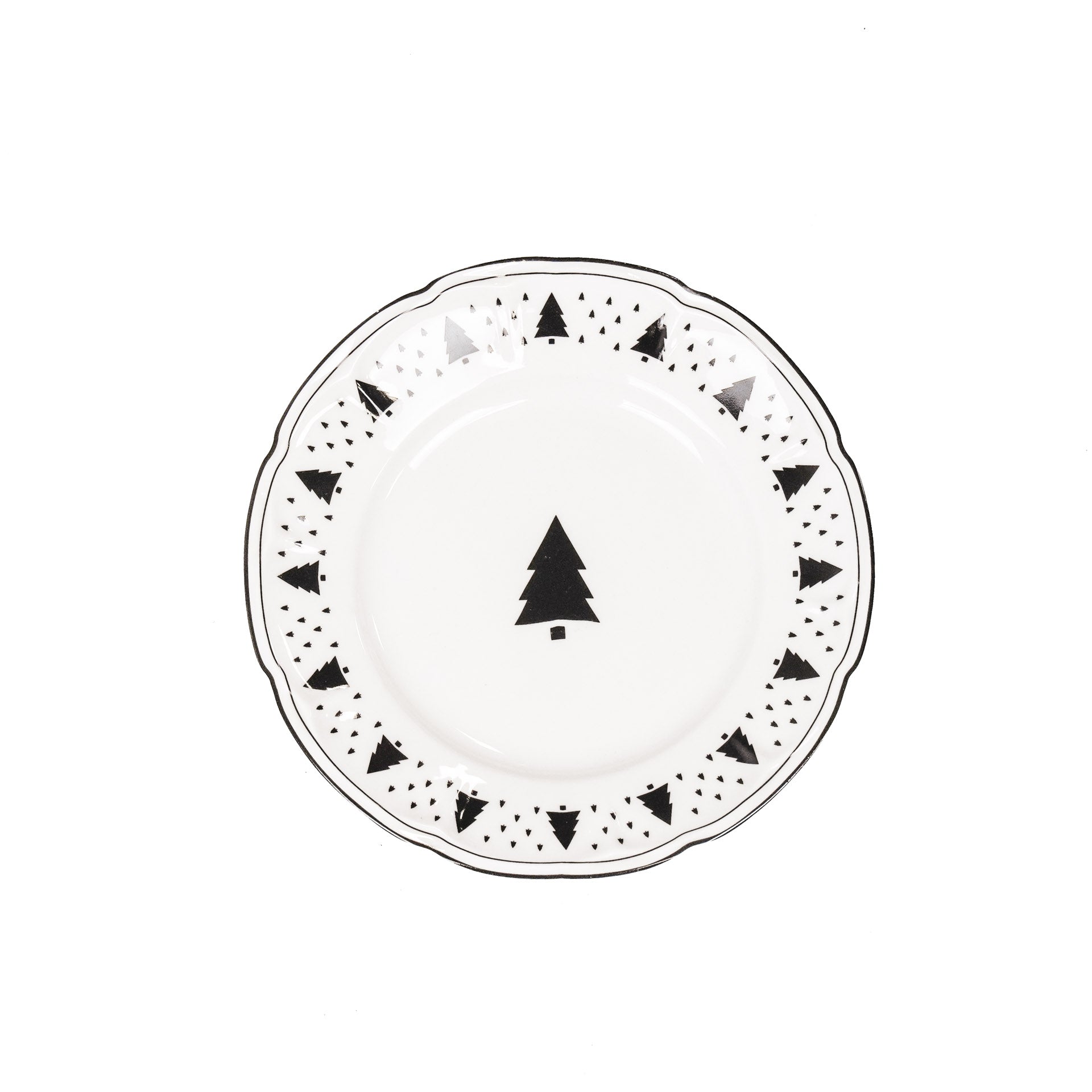 HOUSEVITAMIN KERSTBORD KERSTBOOM NEW BONE CHINA 15 CM