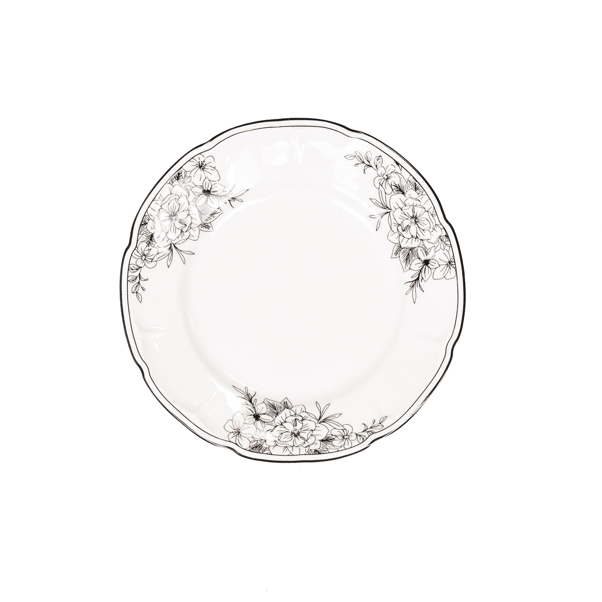 HOUSEVITAMIN BORD LES FLEURS NEW BONE CHINA 15 CM
