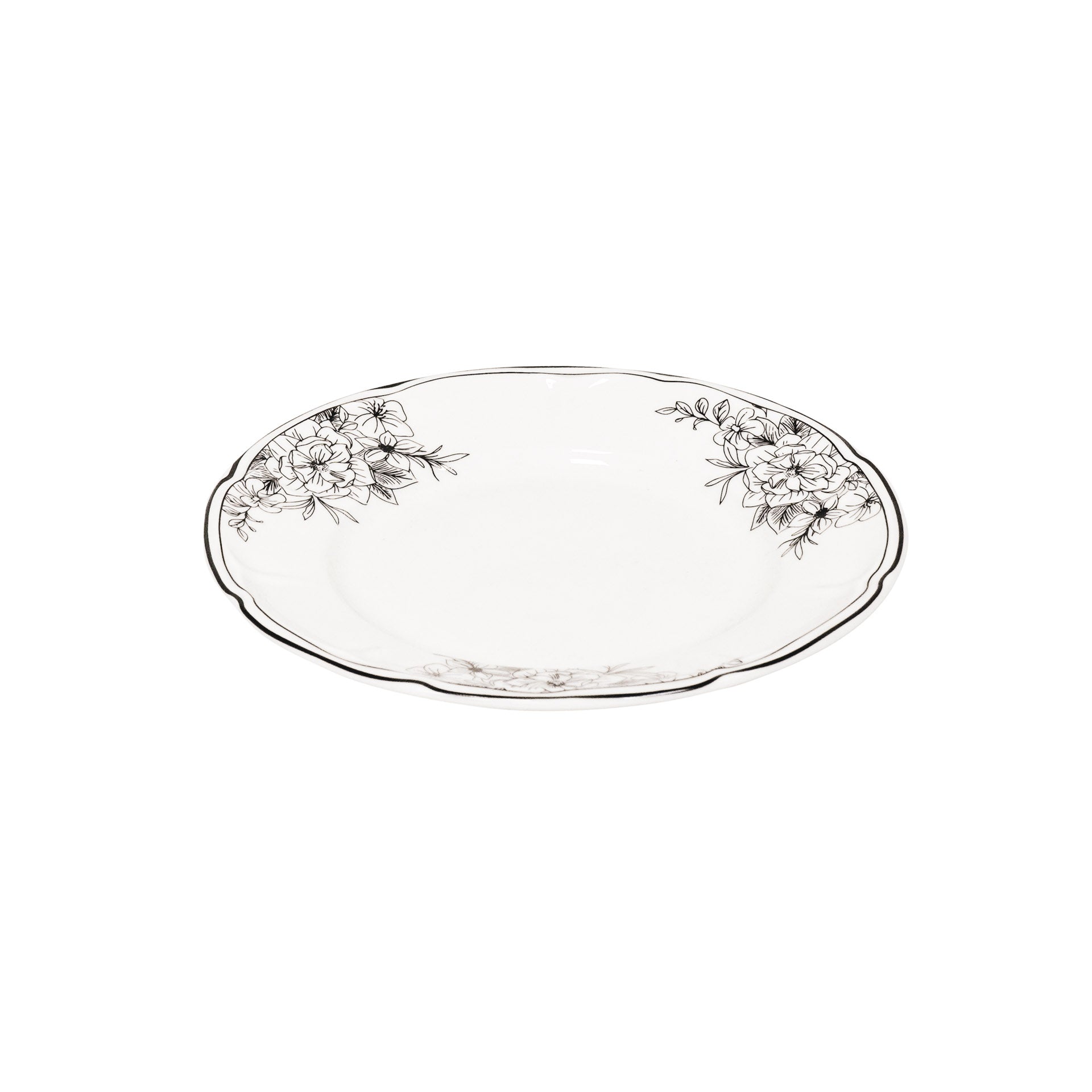 HOUSEVITAMIN BORD LES FLEURS NEW BONE CHINA 15 CM