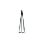 HOUSEVITAMIN DECORATIEVE KERSTBOOM METAAL/GLAS ZWART 15 CM